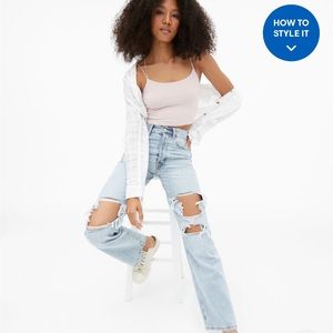 NWT Aeropostale 90’s super high-rise baggy jeans 000R